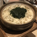 分とく山 - 牡蠣飯と生海苔