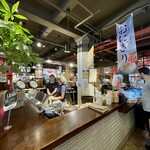 BROOKLYN KURA - ジャパンビレッジ内風景。※この写真は日曜日に撮影。土曜日は人でごった返しているので室内の撮影は出来ませんでした。