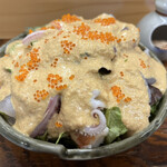 Sushi Kiwa Suzu - 海鮮サラダ オリジナルドレッシング