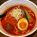 らーめん がらく - がらくラーメン5辛
            原田製麺