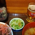 すき家 - おしんことビール