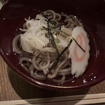 BAR 保志 - 年越しそば、シェフが手打ちの十割蕎麦だった！