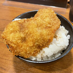 長岡生姜ラーメン しょうがの湯 - ミニタレカツ丼