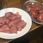 七りん半 - 上たん塩と上ハラミ