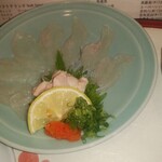 Sushi Hana - カワハギの薄造り