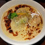 麺の風 祥気 - 坦々そば@980(味玉は店主からの心遣い)