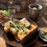 ワンオフカフェ - ◆オープンサンドセット　Hotコーヒーで◆