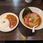 RAMEN N'n - OGONとSABAKUセット@1200円