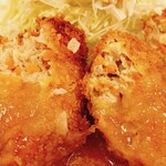 Teshio Gohan Gen - 竹の子と鶏のメンチカツ