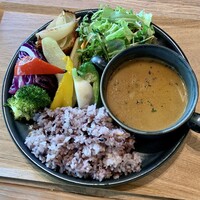 やさいの王様 用賀店 - ランチ やさいの王様スープカレー(30種ドリンクバー付き)¥1280