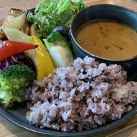 やさいの王様 用賀店 - ランチ やさいの王様スープカレー(30種ドリンクバー付き)¥1280