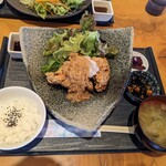 Gohan Tei Yagura - 竜田おろしなめたけ定食