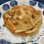 サトー商会 - かき揚げ丼にしても美味しい(๑´ڡ`๑)