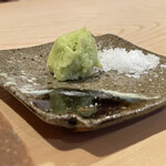 登喜和鮨 - 山葵と塩