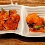 SATOブリアン七番 - 前菜　キムチ