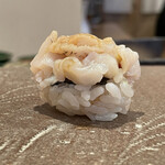 登喜和鮨 - 佐渡両津産バイ貝たたき