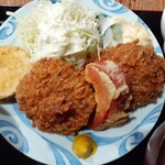 ナカガワ☆スエ食堂 - 宝牧豚メンチカツ