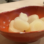 登喜和鮨 - ガリ