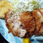 ナカガワ☆スエ食堂 - 断面写真　とってもジュ～シ～