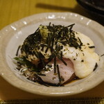 和肴 黒よし - さしみ山掛け　880円