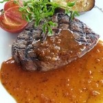 Peter - オーストラリア産　グレインフェッド牛　フィレ肉　ディジョンマスタードソース　マッシュポテトとモロッコインゲン ミディアムレアがおすすめ