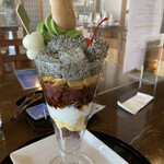 甘味茶蔵 真盛堂 - おてぎねパフェ