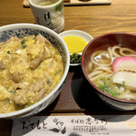 そば処 志な乃 - 親子丼のうどんセット ¥1100