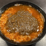 焼肉 乃助 - 特製肉ぶっこみカレー担々麺1340円