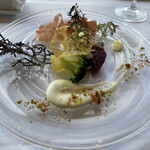 レストランMINAMI - 年末年始ランチコース　冬野菜のサラダ