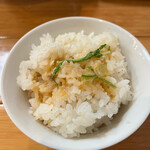 イロハヤラーメン にしむら亭 - ねこまんまご飯美味しいですね