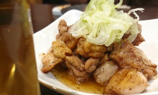 想咲そば処 香凛 - 地鶏の山椒焼き ¥580