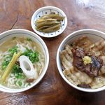 風遊斎 - 生姜焼き丼定食のアップ