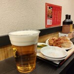 Nishiki Gyo-Za - ちょい飲みセット（生ビール）