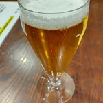 灼味噌らーめん 八堂八 - グラスビール 400円