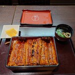 Unagi Arakawa - 鰻重　藤　肝吸い　フルーツ
