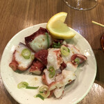 梅田バル イタリア食堂 CIMA - たこぶつ塩ごま油あえ　380円