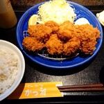 Katsumasa - 山盛り!!コロコロチキンカツ定食(1200円＋税)
