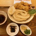 Udon Ya Tsunagu - とり天ざる・揚げ餅