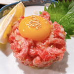 スタミナ焼肉 肉ですみだ - 黒毛和牛ユッケ