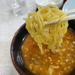 びざん - タマゴたんたんつけ麺　麺アップ