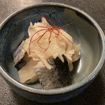 小樽・蕎麦屋・籔半 - 女将自家製 鰊のお漬物