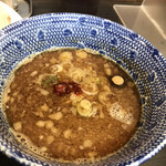 奔放 - 醤油つけ麺のスープ　byまみこまみこ