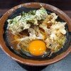峠の蕎麦 - 料理写真:舞茸天そば＆春菊天＋玉子