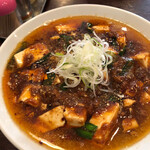 人力俥 - 麻婆麺2辛900円税込花椒が効いてて美味しい！