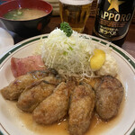 かつれつ四谷たけだ - 粒揃いのカキバターです♡