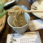 うずら家 - そばリフトアップ