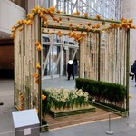 La Brianza - ヒルズのお正月オブジェ。お店へ向かう途中にありました