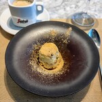 La Brianza - きな粉ティラミス、ディカフェコーヒーと。