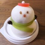 シャトレーゼ - 料理写真:（2022/12月）クリスマス創作和菓子雪だるま