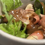 割烹 新多久 - 絶妙に箸休めが挟まれますが何れもが手抜き無しで酒が進むどころか加速します！笑笑